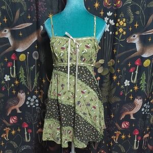 Forest Woodland Print Dress